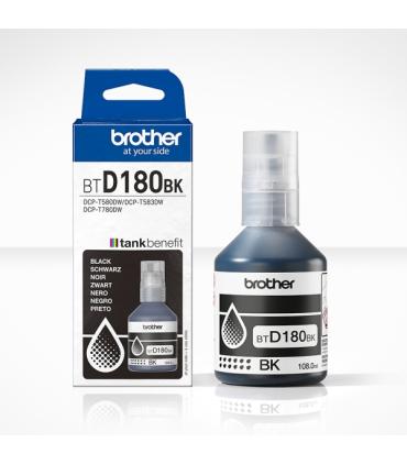 Brother BTD180BK Negro Botella de Tinta Original - BTD180BK