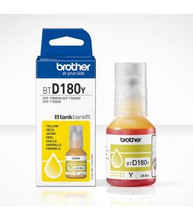 Brother BTD180Y Amarillo Botella de Tinta Original - BTD180Y