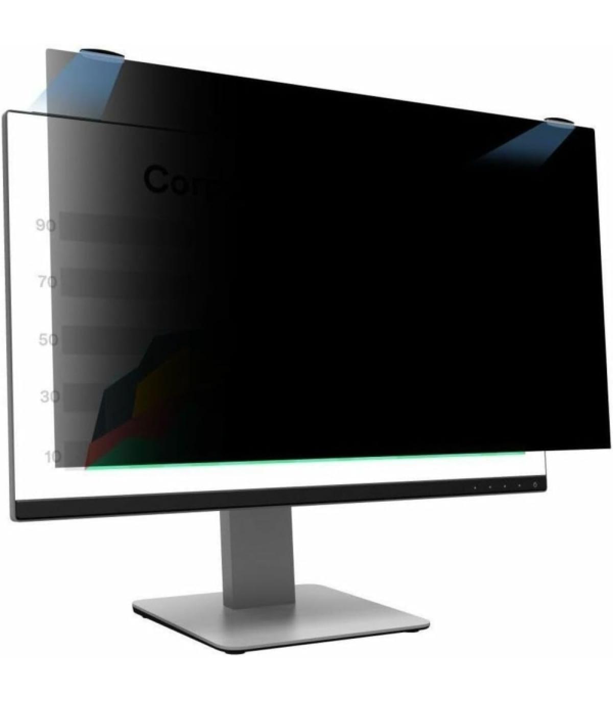 3M Filtro de Privacidad para Pantalla - 27" - Vision Lateral Oscurecida Desde 60º - Fijacion Magnetica - Duradero