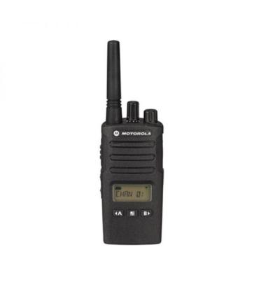 Motorola XT460 Walkie Talkie + Cargador - 16 Canales PMR446 + 219 Codigos - Alcance de hasta 9km - Autonomia hasta 20h