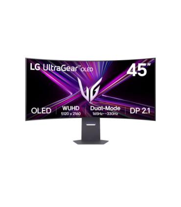 LG UltraGear pantalla para PC 114,3 cm (45") 5120 x 2160 Pixeles OLED Negro
