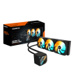 GIGABYTE GAMING 360 Refrigeración Líquida para CPU - 3x120 mm Ventiladores ARGB, Mecanismo de enclavamiento deslizante, DAISY-CH