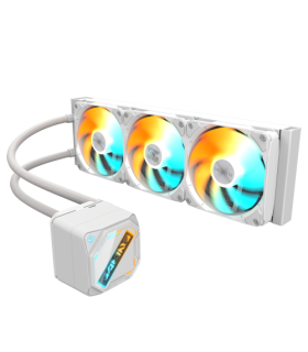 GIGABYTE GAMING 360 ICE Refrigeración Líquida para CPU - 3x120 mm Ventiladores ARGB, Mecanismo de enclavamiento deslizante, DAIS