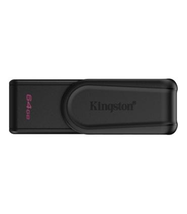 Kingston DataTraveler Exodia Memoria USB 64GB - USB 3.2 Gen 1 - Tapa Giratoria - Color Negro