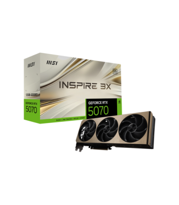 MSI GeForce RTX 5070 12G INSPIRE 3X OC NVIDIA 12 GB GDDR7