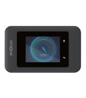 Strong 4G+ LTE MiFi Hotspot Router Wi-Fi 1200 router inalámbrico Doble banda (2,4 GHz / 5 GHz) Negro