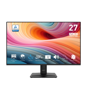 MSI MONITOR PRO MP275 E2. 27" FHD 1920X1080 IPS PLANO. 120HZ.ADAPTIVE-SYNC. NEGRO