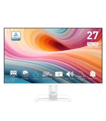 MSI MONITOR PRO MP275W E2. 27" IPS PLANO. 1920x1080 . 120HZ. BLANCO