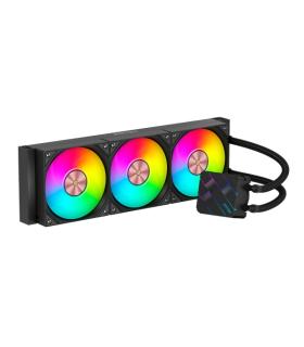 Abysm Oceanic TIDE 360 ARGB Kit de Refrigeracion Liquida - 3 Ventiladores de 120mm - Iluminacion ARGB - Bomba 2500rpm - Tubos..