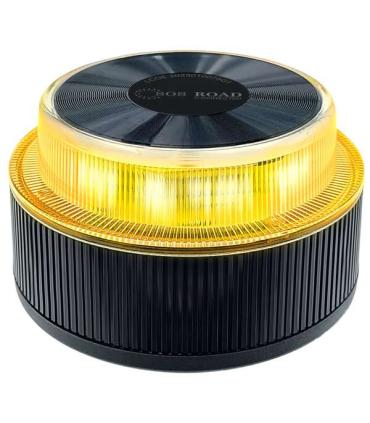 SOS Road Baliza de señalizacion de emergencia en carretera V16, homologada por la DGT, con GPS y SIM integrada, conectividad DGT