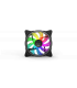 NOX VENTILADOR CAJA HUMMER A-FAN ARGB INNER GLOW FAN. 120mm