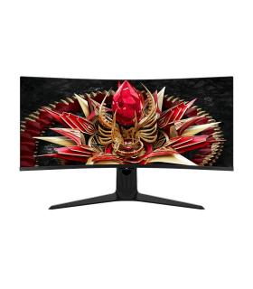TCL 34R83Q Monitor 34" Curvo MiniLED 21:9 - Ultra WQHD - 170Hz - Respuesta 1ms - Luz Ambiental - Vesa 100x100 - Color Blanco