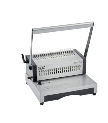 GBC CombBind CB25 Pro Encuadernadora Manual de Canutillo - Encuaderna hasta 500 Hojas A4 - Puede Perforar hasta 25 Hojas - Rapid