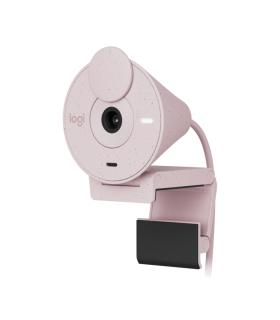 Logitech Brio 300 Webcam Full HD - 2 Megapixeles - Campo Visual 70º - Color Rosado