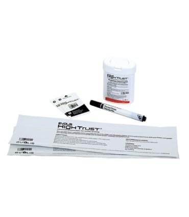 Evolis Kit de Limpieza Avanzado (2 Tarjetas T, 2 Tarjetas Adhesivas, 1 Boligrafo y 60 Toallitas