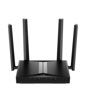Cudy Punto de Acceso WiFi 6 de Escritorio Dual Band AX3000 - Velocidad hasta 1000Mbps - 1 Puerto - 4 Antenas de 5dBi - Color Neg
