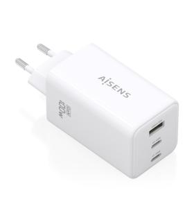 Aisens Cargador GAN 100W - 2xUSB-C PD3.0, QC4.0, QC5.0 - 1xUSB-A QC3.0 - Color Blanco