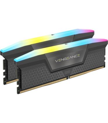 Corsair Vengeance Memoria DDR5 64GB 2x32GB PC6000 RGB - Color Negro