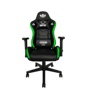 Cromad Serie Raptor Legendary Silla Gaming - Altura Regulable con Piston de Gas Clase 2 - Reclinable hasta 180º - Cojines Lumbar