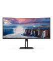 AOC Monitor 34" Curvo LED VA WQHD 100Hz FreeSync - Respuesta 1ms - Altura e Inclinacion Ajustables - Altavoces 10W - Angulo de V