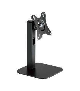 Aisens Soporte de Mesa ECO para Monitor 10"-24" - Giratorio e Inclinable - Peso Max. 2,5kg - Vesa 100x100mm - Color Negro