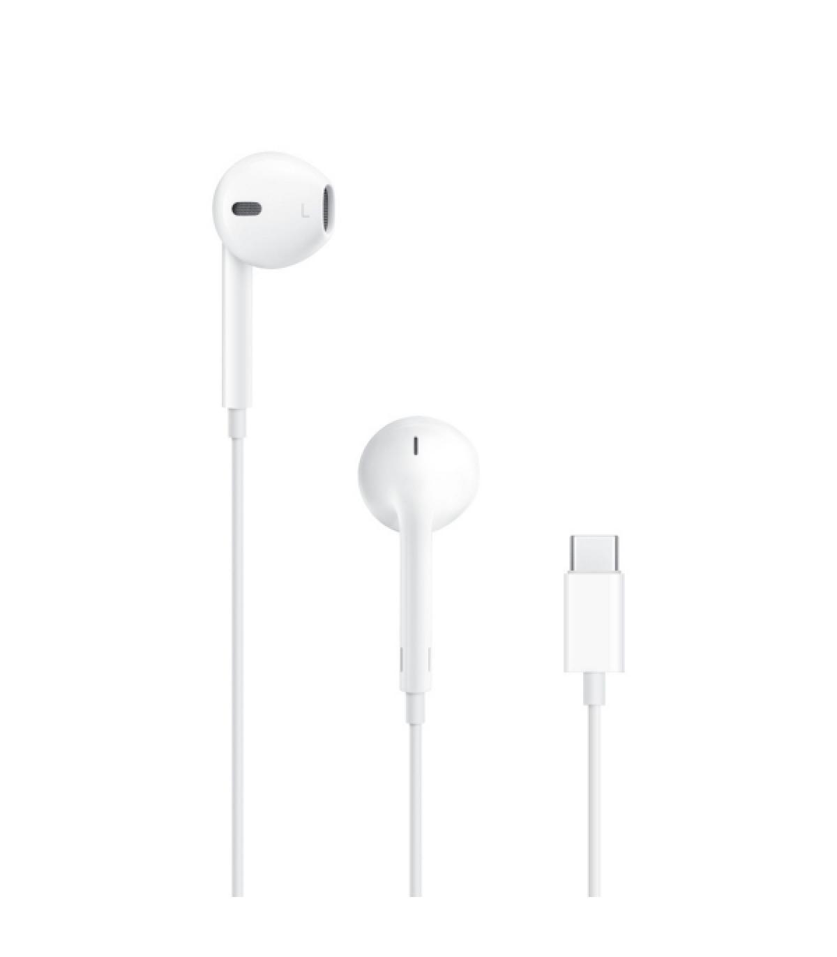 Apple EarPods Auriculares Binaurales USB-C - Microfono Integrado - Control de Volumen - Color Blanco