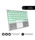 Subblim Teclado Retroiluminado Ultrafino SMART BT - TouchPad - Iluminación Hasta 7 Colores Ajustables - Bluetooth 3.0 - Autonomi