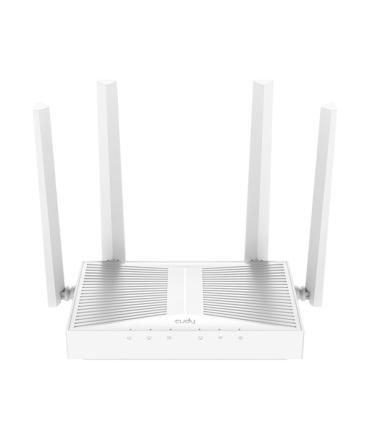 Cudy Router WiFi 6 Mesh Gigabit Dual Band AX3000 - Velocidad hasta 1000Mbps - 5 Puertos - 4 Antenas Fijas de 5dBi - Tecnologia..