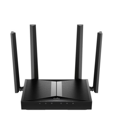 Cudy Router WiFi 7 Dual Band Gigabit BE3600 - Velocidad hasta 1000Mbps - 5 Puertos - 4 Antenas Fijas de 5dBi - Tecnologia MU-MIM