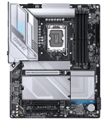 GIGABYTE B860 GAMING X WIFI6E Placa base - CPUs Intel Core Ultra, VRM de 12+1+2+1 fases, hasta 9066MHz DDR5, 1xPCIe 5.0 + 2xPCIe