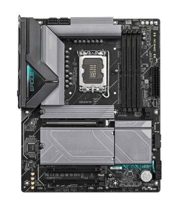 GIGABYTE Z890 EAGLE Placa Base - Compatible con CPUs Intel Core Ultra (Serie 2), VRM de 14+1+2 fases, hasta 8800MHz DDR5 (OC..
