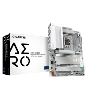 GIGABYTE Placa base Z890 AERO G - Compatible con CPUs Intel Core Ultra (Serie 2), VRM de 16+1+2 fases, hasta 8800MHz DDR5 (OC..