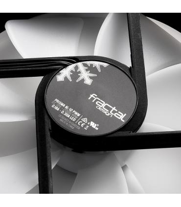 Fractal Design Prisma AL-12 PWM Carcasa del ordenador Ventilador 12 cm Negro, Blanco 1 pieza(s