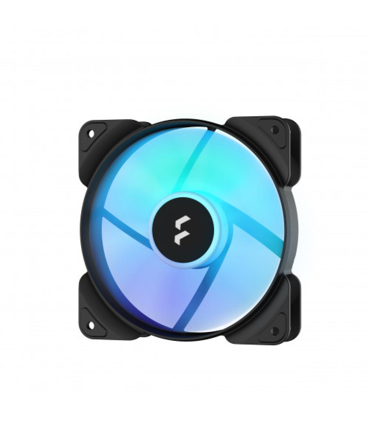 Fractal Design Aspect 12 RGB PWM Carcasa del ordenador Ventilador 12 cm Negro 3 pieza(s