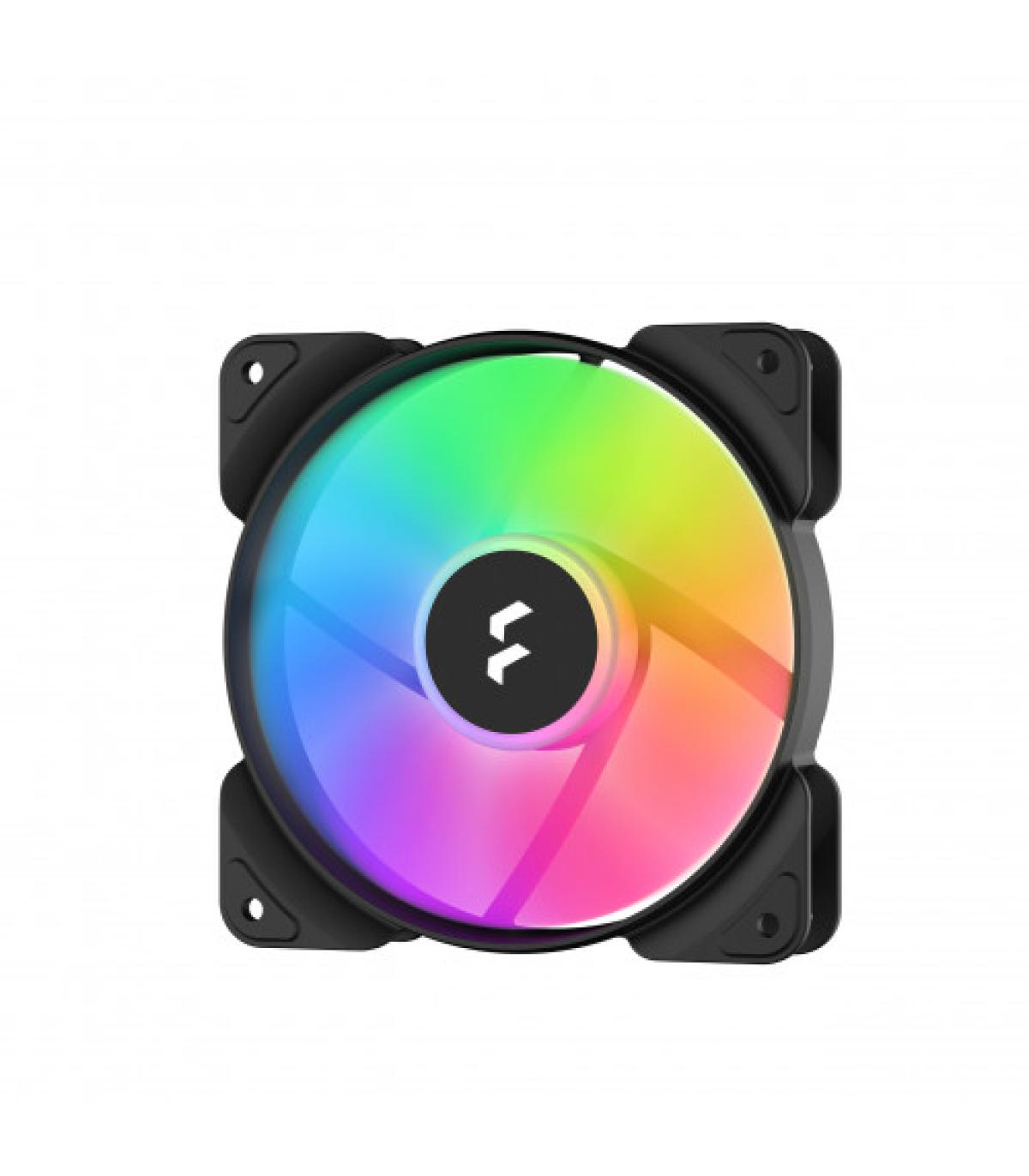 Fractal Design Aspect 12 RGB PWM Carcasa del ordenador Ventilador 12 cm Negro 3 pieza(s