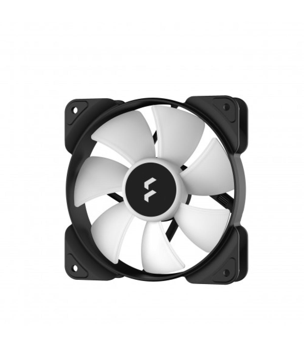 Fractal Design Aspect 12 RGB PWM Carcasa del ordenador Ventilador 12 cm Negro 3 pieza(s