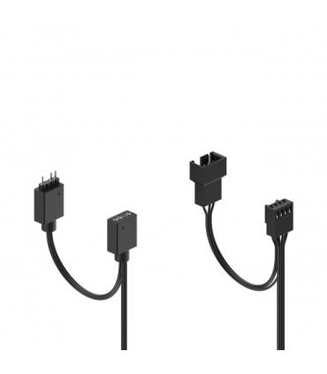 Fractal Design Aspect 12 RGB PWM Carcasa del ordenador Ventilador 12 cm Negro 3 pieza(s