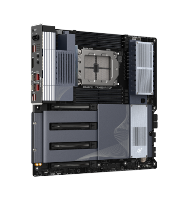 GIGABYTE TRX50 AI TOP-2B Placa Base – Procesadores AMD Ryzen Threadripper PRO 7000, VRM digital de 16+8+4 fases, hasta 5200 MHz.