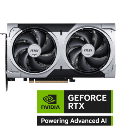 MSI VENTUS GeForce RTX 5060 TI 16G 2X OC PLUS NVIDIA 16 GB GDDR7