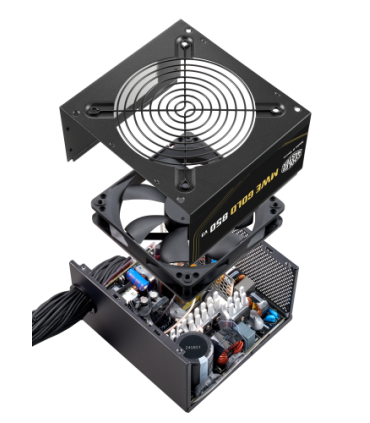 Cooler Master MWE GOLD 850 V3 unidad de fuente de alimentación 850 W 24-pin ATX ATX Negro