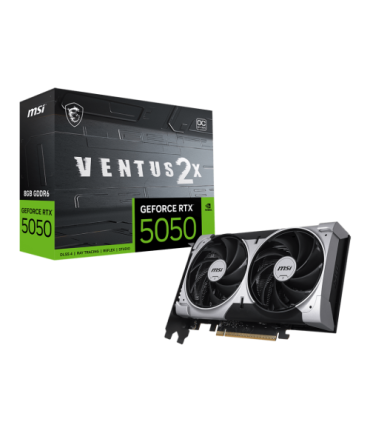 MSI GEFORCE RTX 5050 8G VENTUS 2X OC tarjeta gráfica NVIDIA 8 GB GDDR6