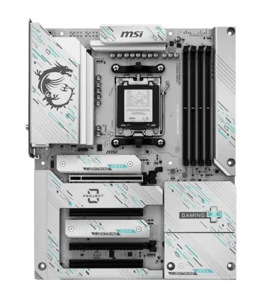 PLACA MSI B850 GAMING PLUS WIFI PZ,AMD,AM5,B850,4DDR5,256GB,1DP,4SATA3+3M.2,5GBLAN+WIFI7+BT5.4,4USB3.2,ATX