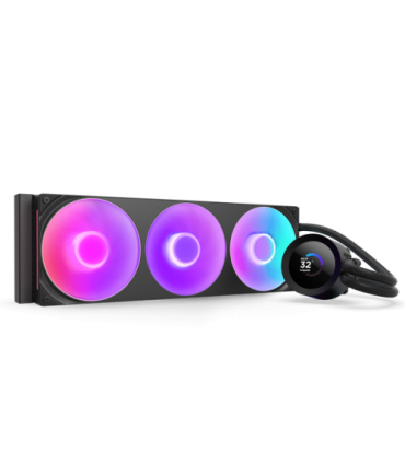 NZXT Kraken Plus 360 RGB Procesador Sistema de refrigeración líquida todo en uno Negro 1 pieza(s