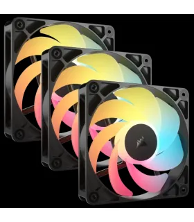 Corsair RS120-R ARGB Carcasa del ordenador Ventilador 12 cm Negro 3 pieza(s