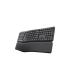 Trust Keyra Teclado Inalambrico Bluetooth - Multidispositivo - Teclas Ergonomicas y Silenciosas - Coloe Negro