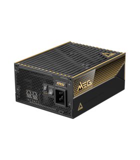 MSI MEG Ai1600T PCIE5 unidad de fuente de alimentación 1600 W 24-pin ATX ATX Negro