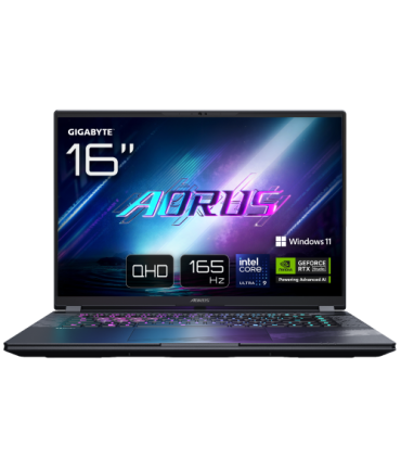 GIGABYTE AORUS ELITE 16 BWH Portátil Gaming - 16,0“, 165Hz WQXGA, Intel Ultra 9 275HX, NVIDIA RTX 5070, 32GB DDR5 5600MHz, 1TB..