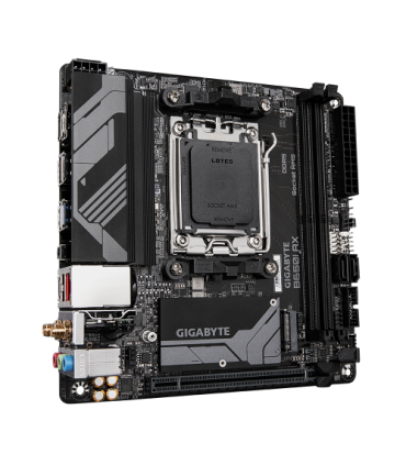 GIGABYTE B650I AX Placa base - AMD Ryzen serie 9000, VRM de 5+2+1 fases, hasta 6400 MHz DDR5 (OC), 1xPCIe 4.0 M.2, LAN 2,5 GbE..