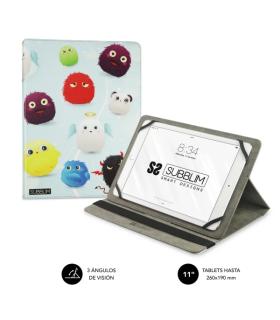 Subblim Funda Tablet Universal Trendy 9.6" a 11" - Posicion Stand con 2 Angulos de Vision - Soporte Antideslizante - Colores Var
