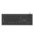 Ewent EW3286 Teclado USB con Lector Inteligente de Tipo PC/SC 2.0 como DNIe o Tarjeta Sanitaria Española - Idioma Español - Colo